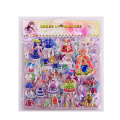 Foam Girl Puffy Stickers Princess Dress Up Sticker Cute Cartoon Foam Sticker